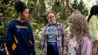 Jasmin Savoy Brown, Liv Hewson and Sammi Hanratty in Yellowjackets