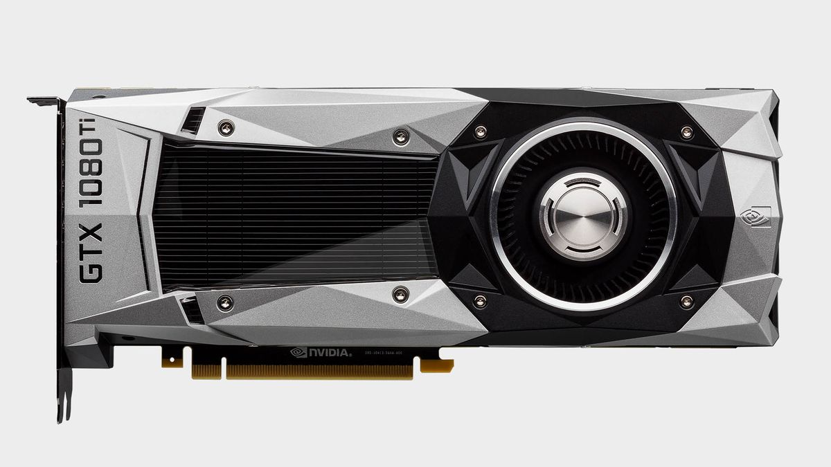 Nvidia GeForce GTX 1080 Ti graphics card from multiple angles