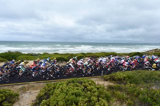 Cyclists in the 2015 Cadel Evans Great Ocean Road Race