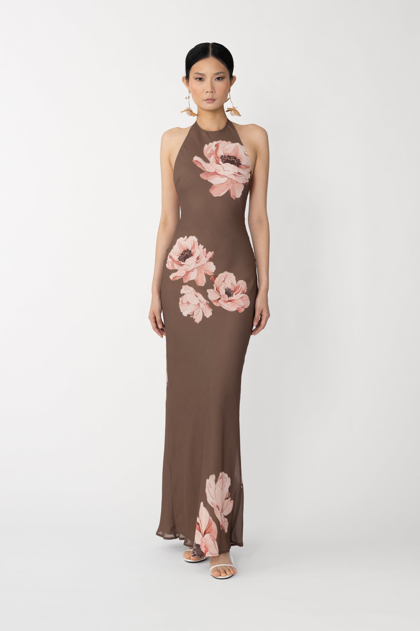 Gwyneth Maxi Dress - Mocha Multi / 00