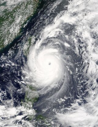 Super Typhoon Nepartak: View of NASA's Terra Satellite