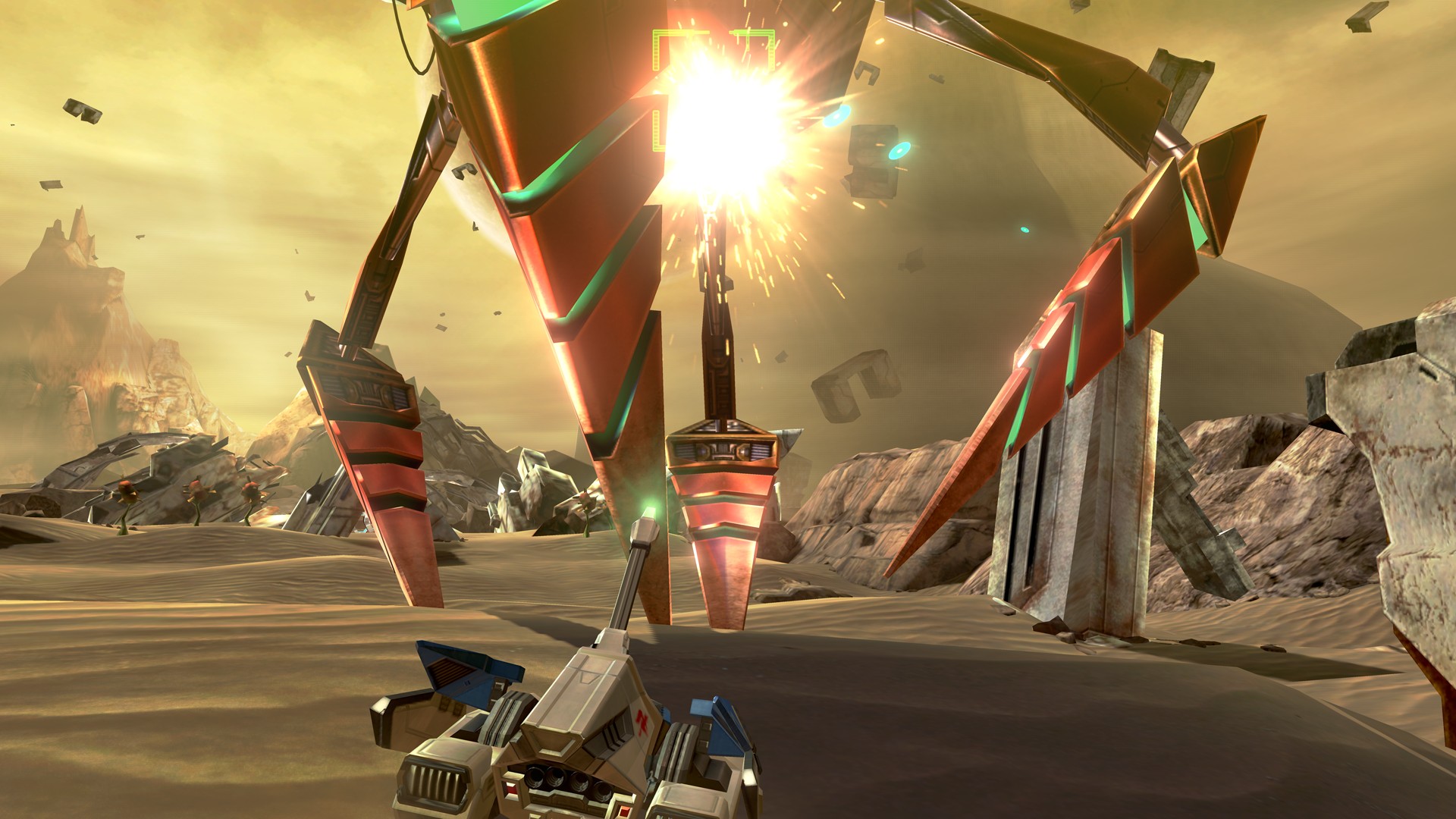 A Star Fox Zero promotional image showing the game running on a Wii U console.