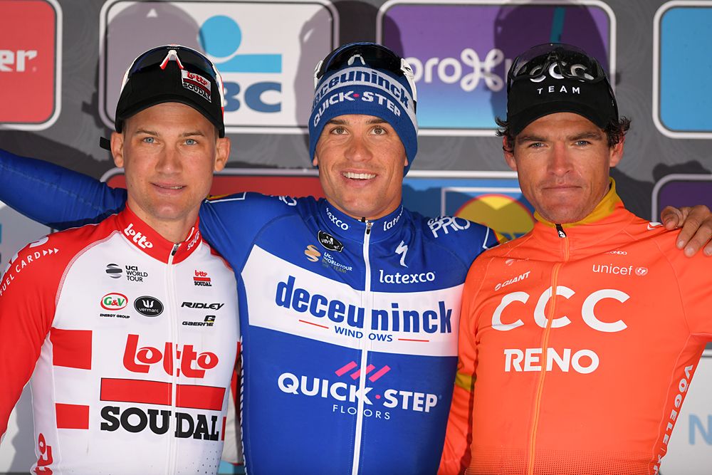 Zdenek Stybar (Deceuninck-QuickStep) wins Omloop Het Nieuwsblad