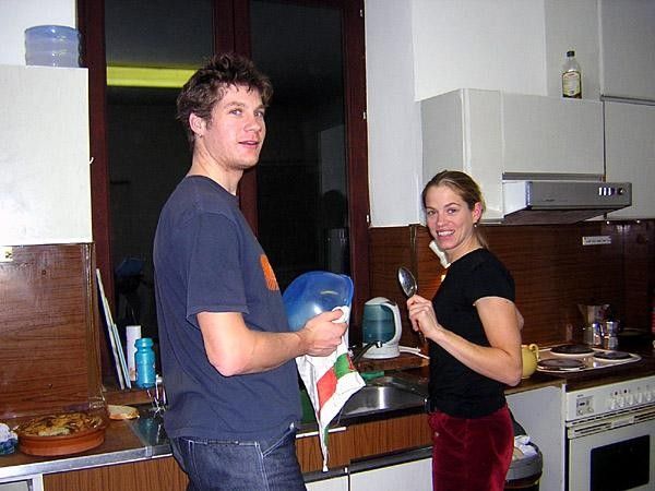 Greg and Barb wash up in scenes of domestic bliss- photo joscelin