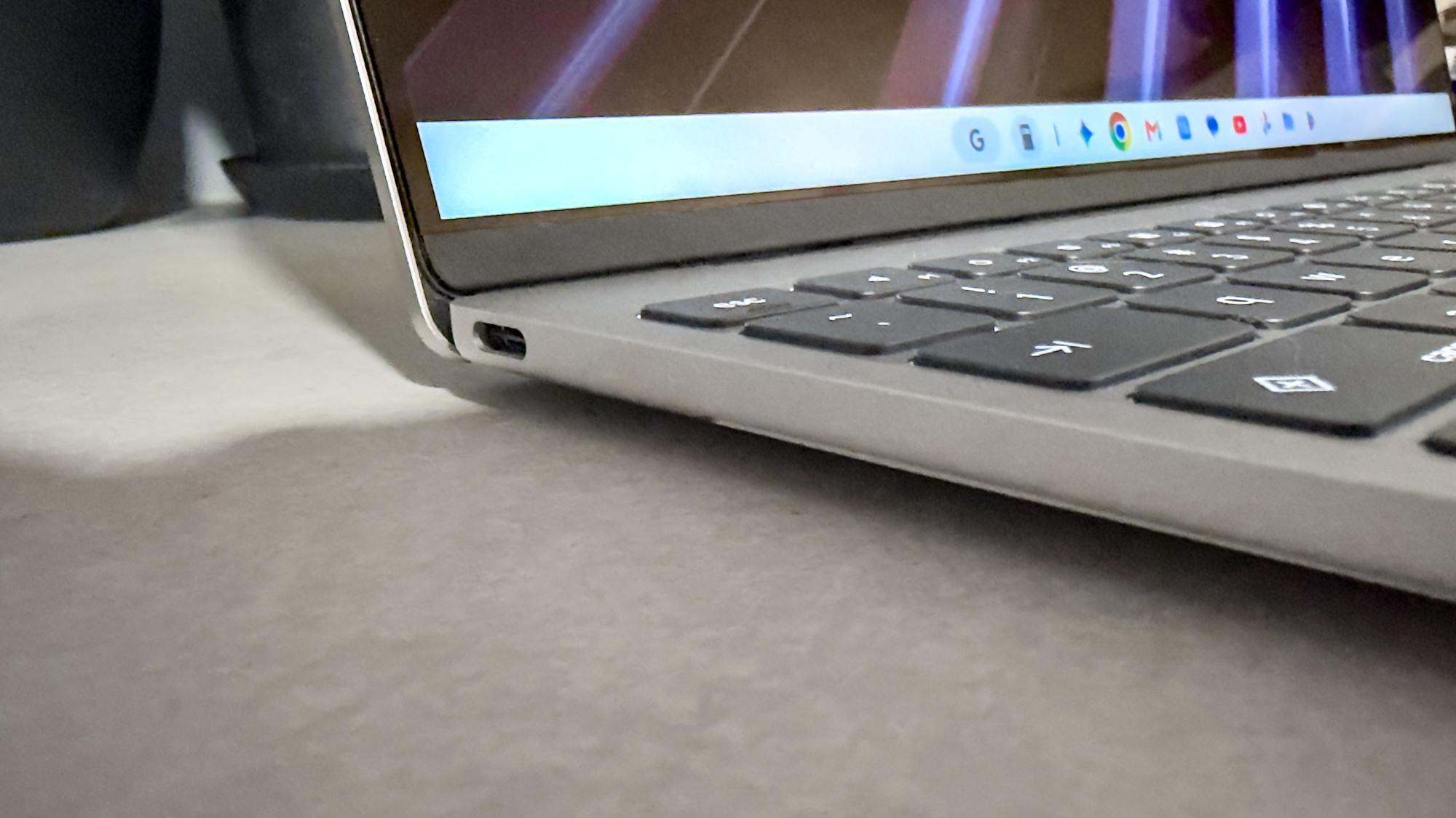 Dell XPS Googlebook on a counter