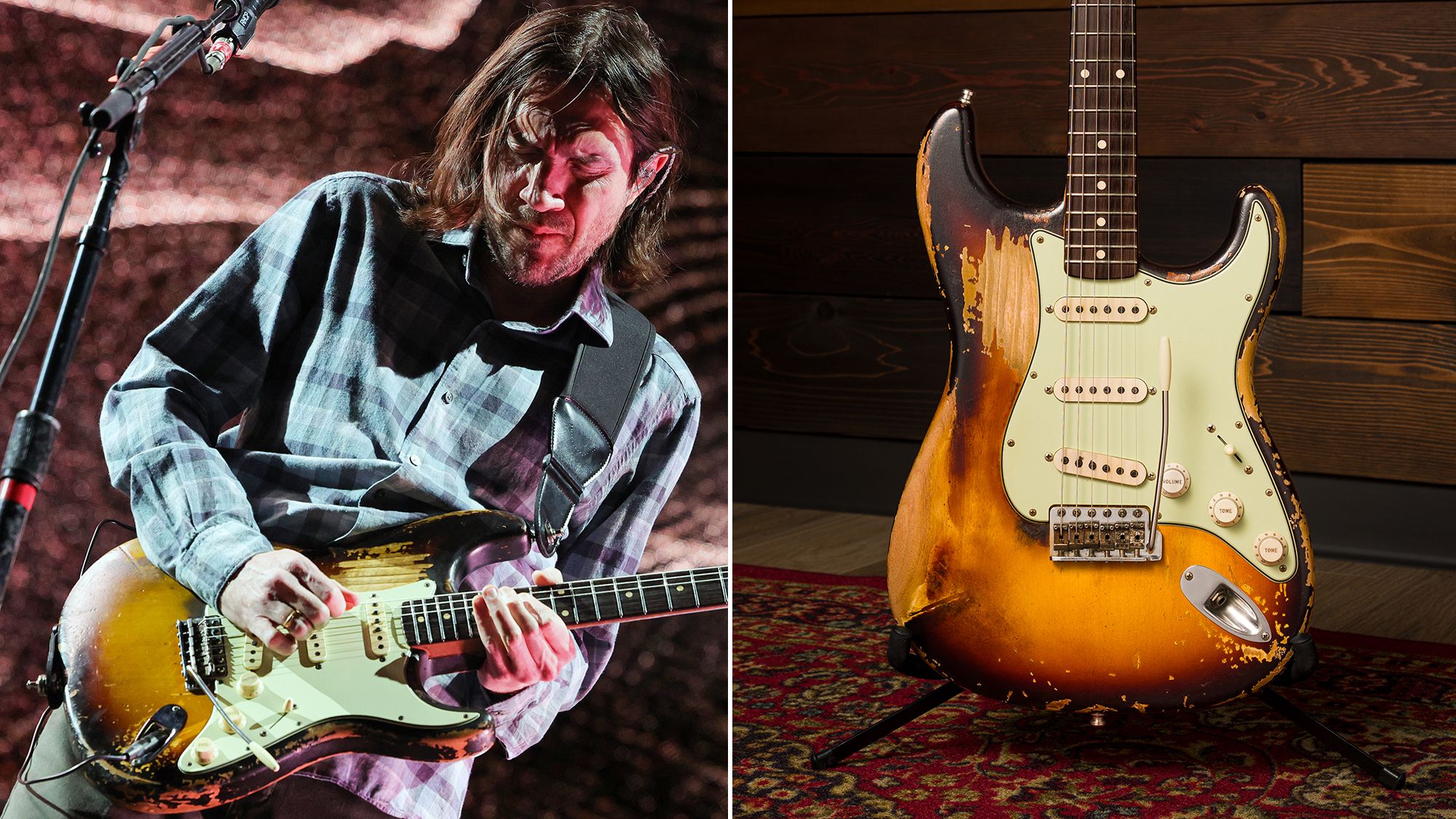 ギター RelicGuitarmodel JohnFrusciante Strato Fender Unveils Masterbuilt John Frusciante Stratocaster - Premier