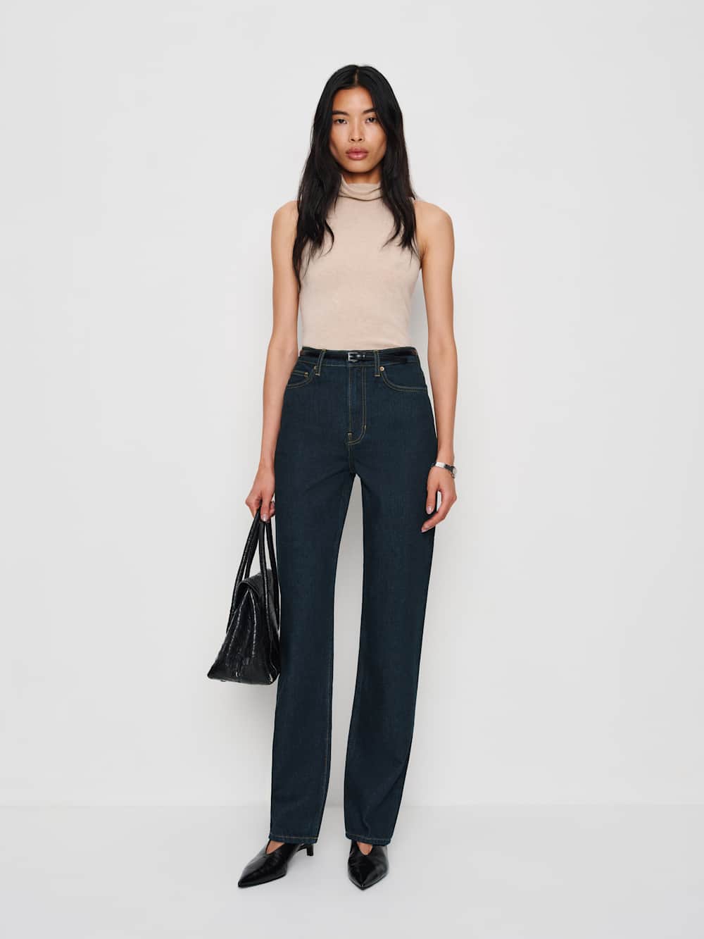 Harriet High Rise Relaxed Straight Jeans