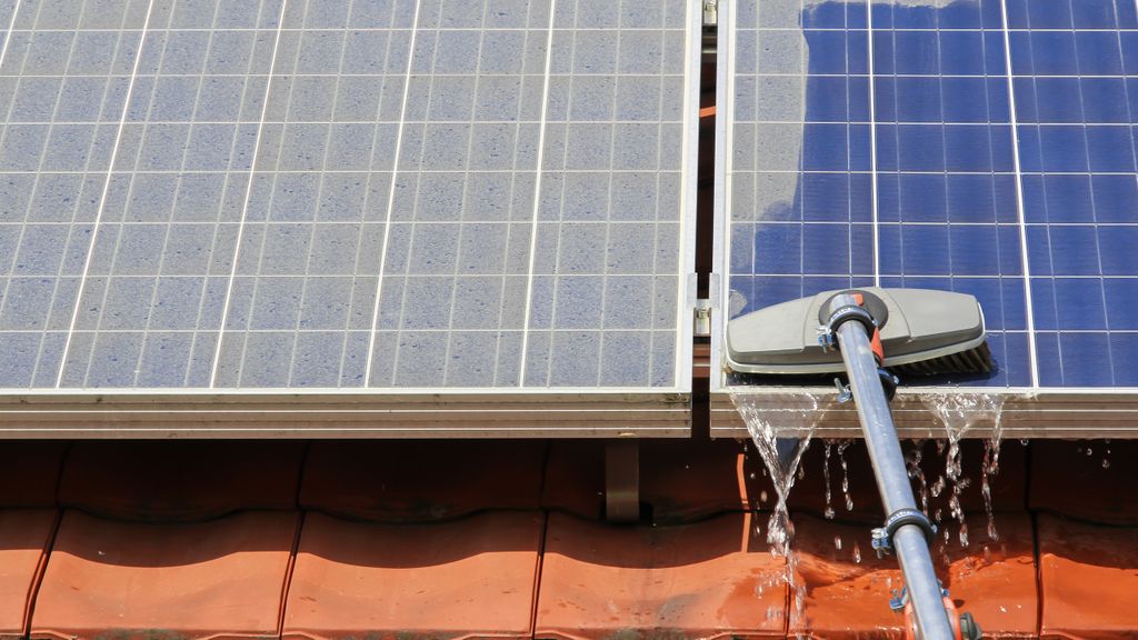 How to clean solar panels —and how often they need cleaning Homebuilding
