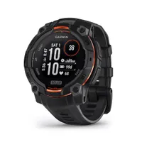GARMIN Instinct 3 AMOLED (45 mm, Black with Black Silicone Band)