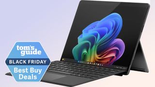 Surface Pro 11 with Best Buy deal badge