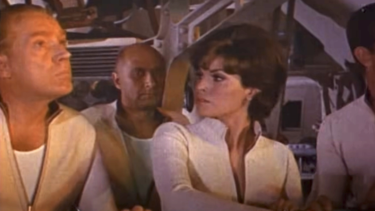 raquel welch and other cast members in fantastic voyage