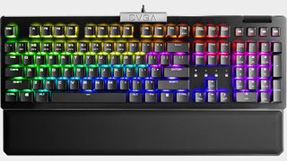 You can swap the key switches on EVGA's Z15 RGB keyboard, which is just $60 today