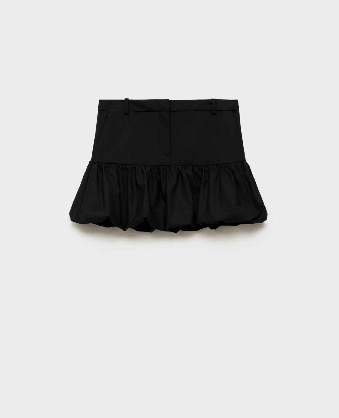 MANGO, Balloon Ruffled Mini-Skirt