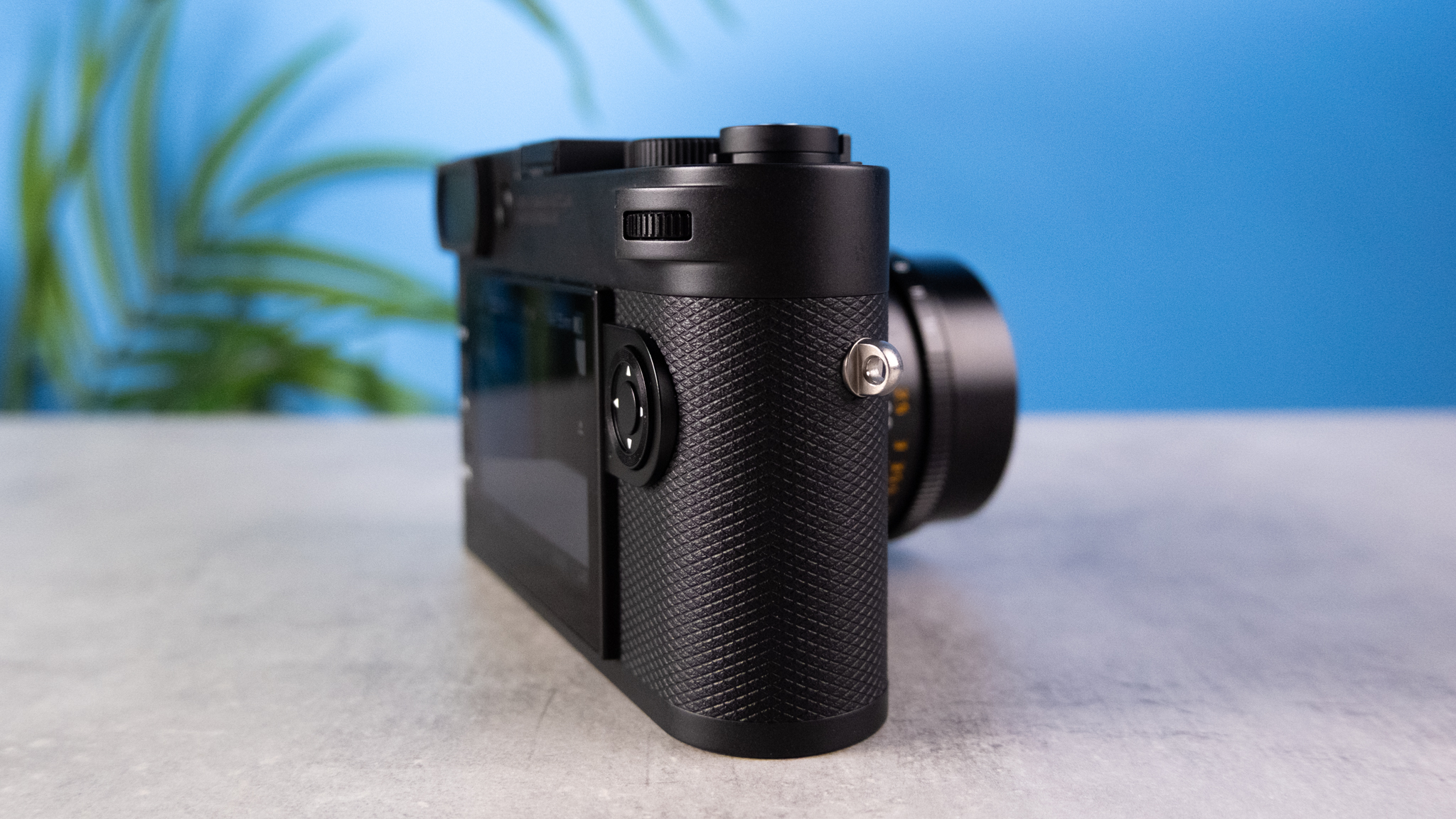 A Leica M EV1 rangefinder-style camera