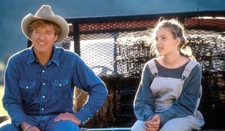 Robert Redford and Scarlett Johansson in the Horse Whisperer