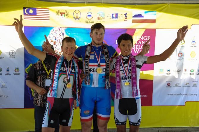 The stage one placegetters: Surutkovych (Baku), Van Der Ploeg (Corbusier), Saufi (Terengganu)