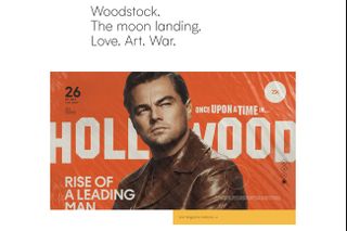 Web design case studies: Once Upon a Time in… Hollywood