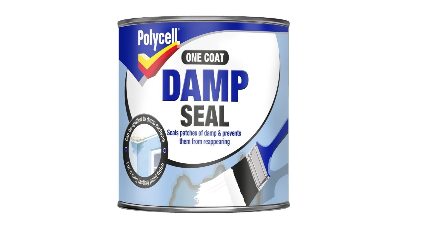 La meilleure peinture pour salle de bain pour l'humidité : Polycell One Coat Damp Seal