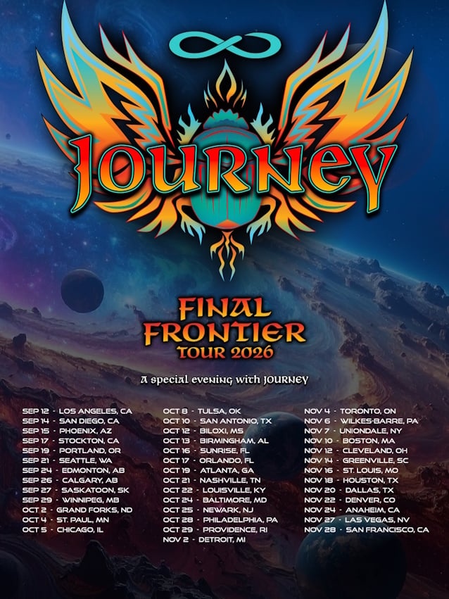 Journey Final Frontier tour poster