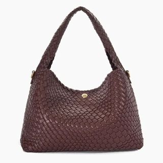 Deliberate bag in burgundy cut out 