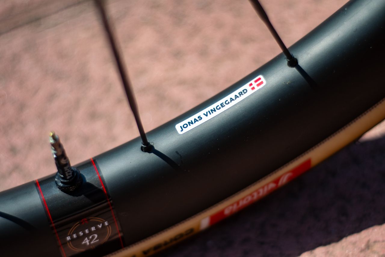 Jonas Vingegaard's Cervelo S5 Tour de France race bike