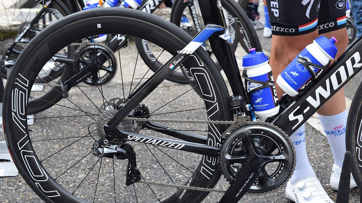A look at the rear triangle on the bike
