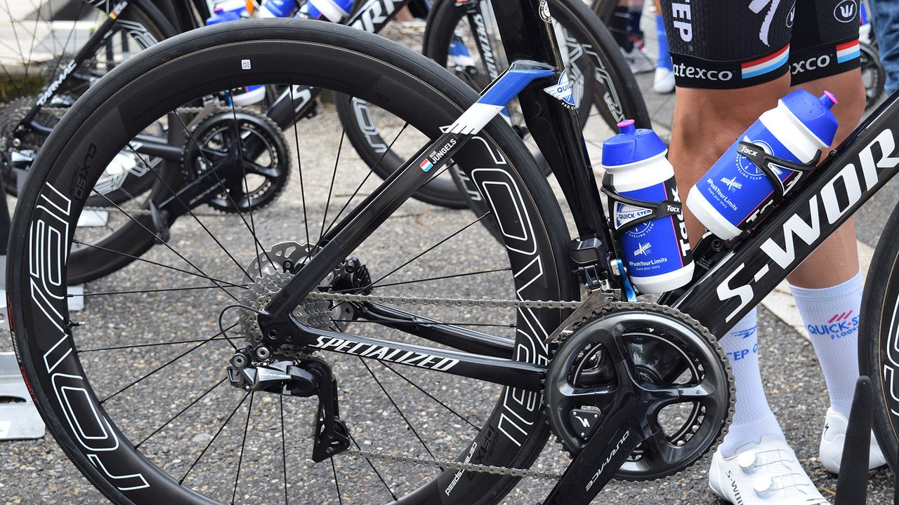A look at the rear triangle on the bike