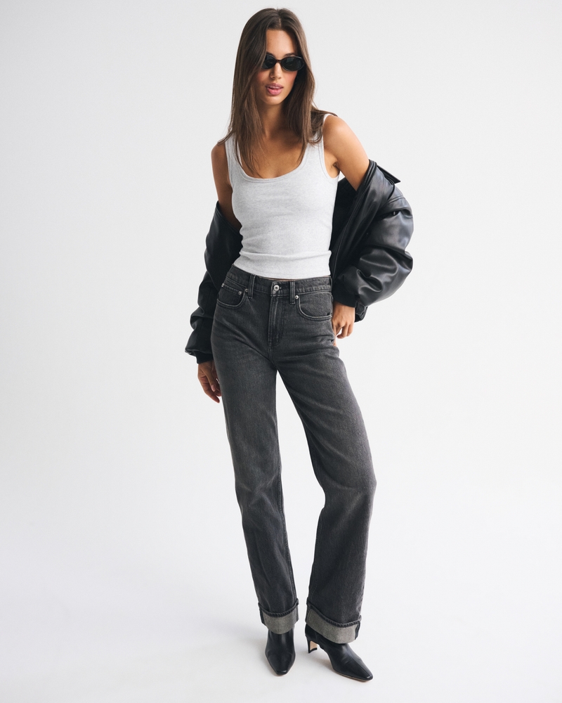 Bra-Free Rib Scoopneck Tank