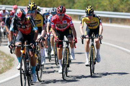 Primoz Roglic on stage three of the 2021 Vuelta a Espana