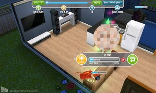 The Sims FreePlay for Windows Phone 8