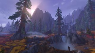 A quiet forest in World of Warcraft Seeds of Renewal