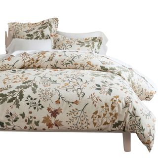 Autum Botanical Percale Duvet Cover