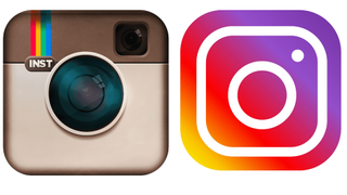 Instagram logo from 2011 and 2022
