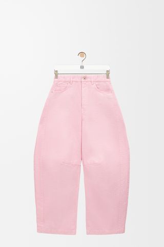 Barrel Trousers in Cotton