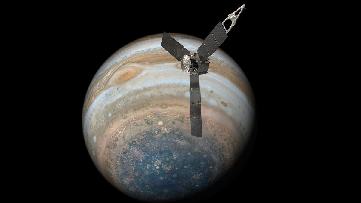 La NASA dice que la nave espacial Juno recupera la memoria después del sobrevuelo de Júpiter