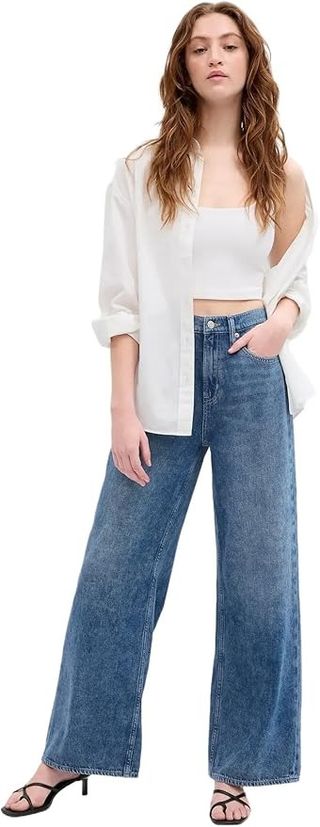 Gap, High Rise Wide Leg Jeans