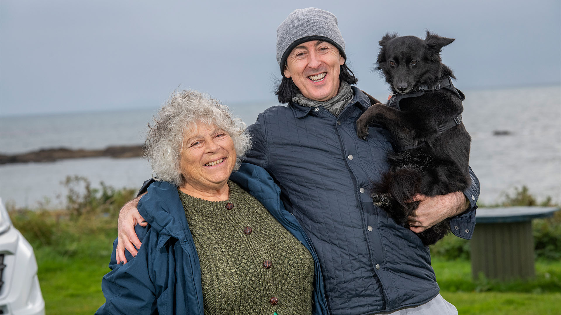 Miriam Margoyles and Alan Cumming
