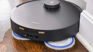 Ecovacs Deebot T30s vacuum on floor