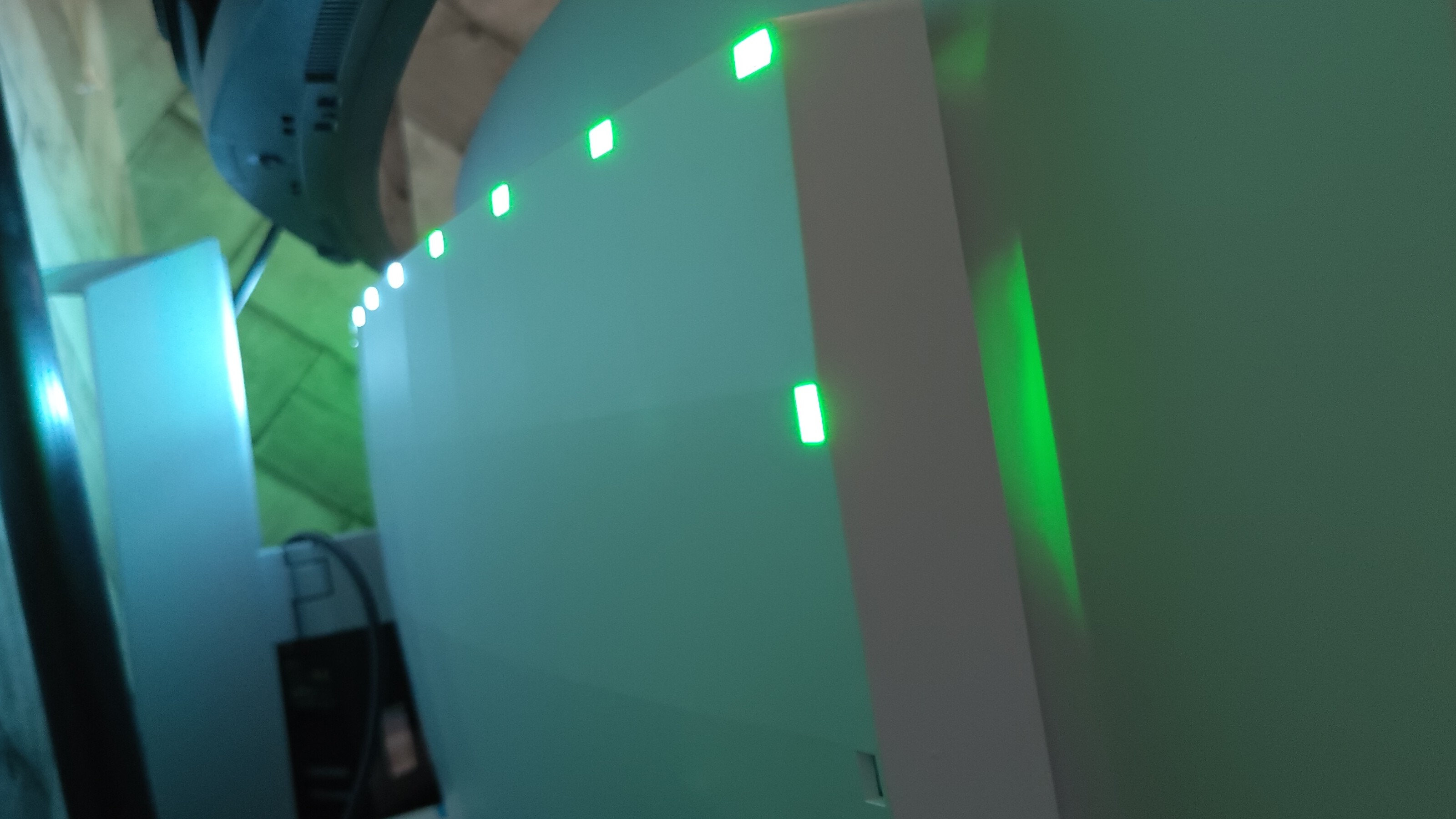 Ambilight LEDs on Philips Evnia monitor