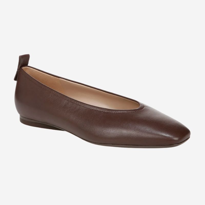 Image of brown ballet flats