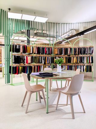 Nona Source’s library of fabrics will be available in a showroom at The Mills Fabrica