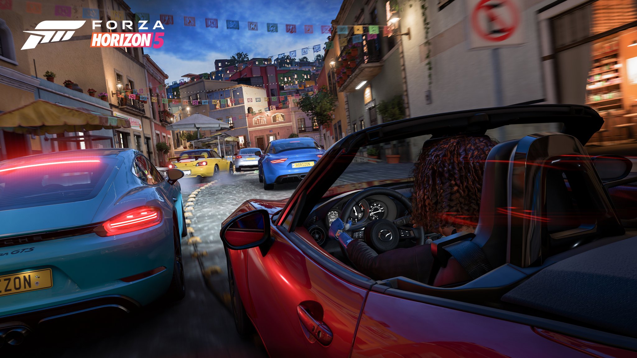 Скриншот Forza Horizon 5 с изображением различных гонок на автомобилях.