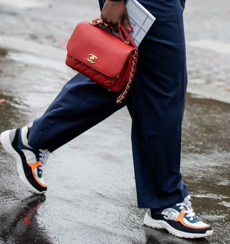 Nikki Ogunnaike wearing spring shoes