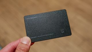 KeySmart SmartCard Gen 3 held in the hand.