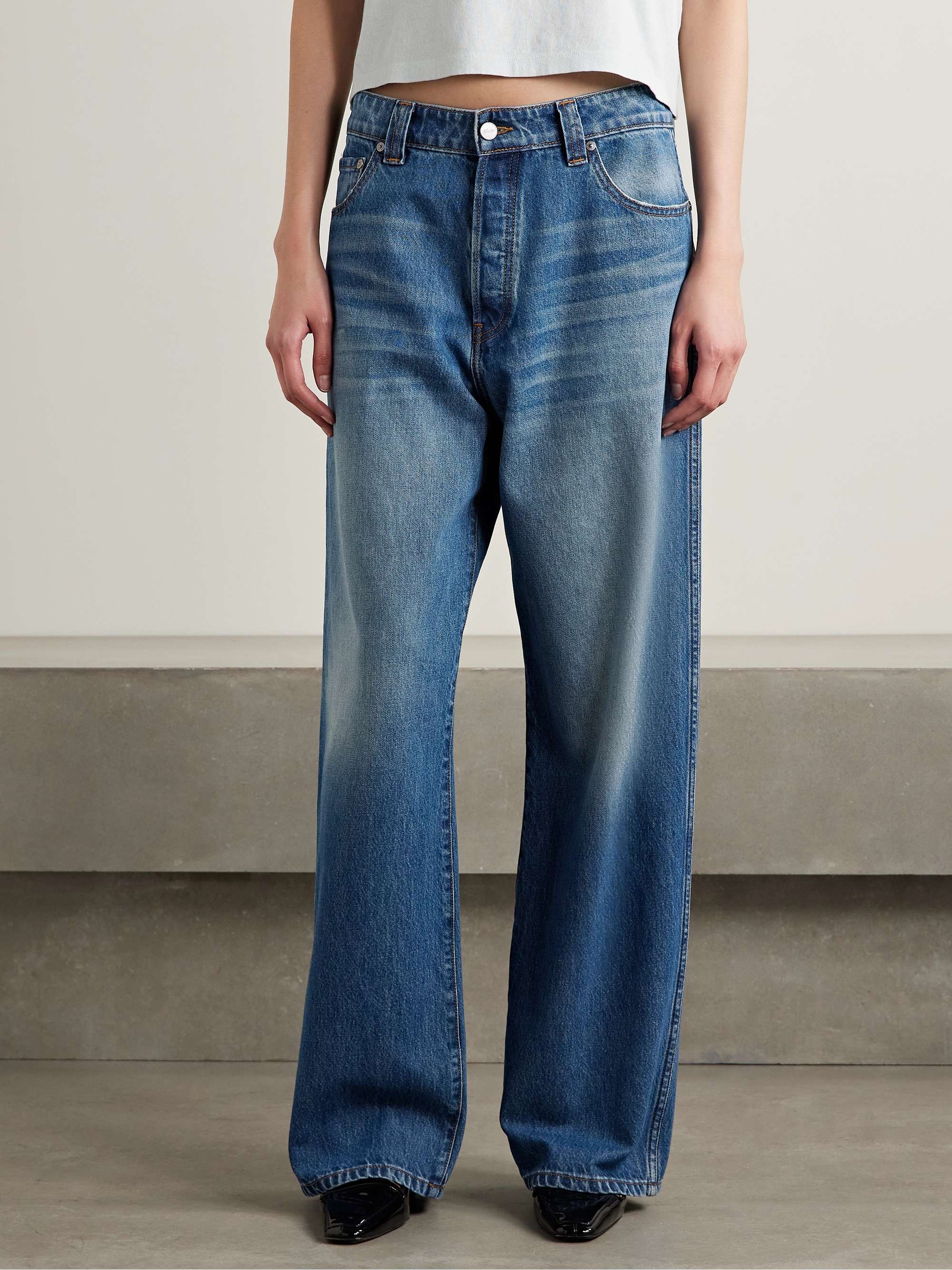 Winslow Mid-Rise Straight-Leg Jeans