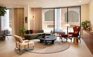 Inside an apartment at The Gasholders residential project in Kings Cross