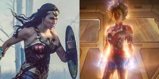 Gal Gadot's Wonder Woman and Brie Larson's Captain Marvel go head to head