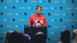Ninja in an announcement trailer for going to Mixer