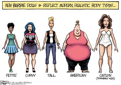 
Editorial Cartoon U.S. New Barbie Dolls