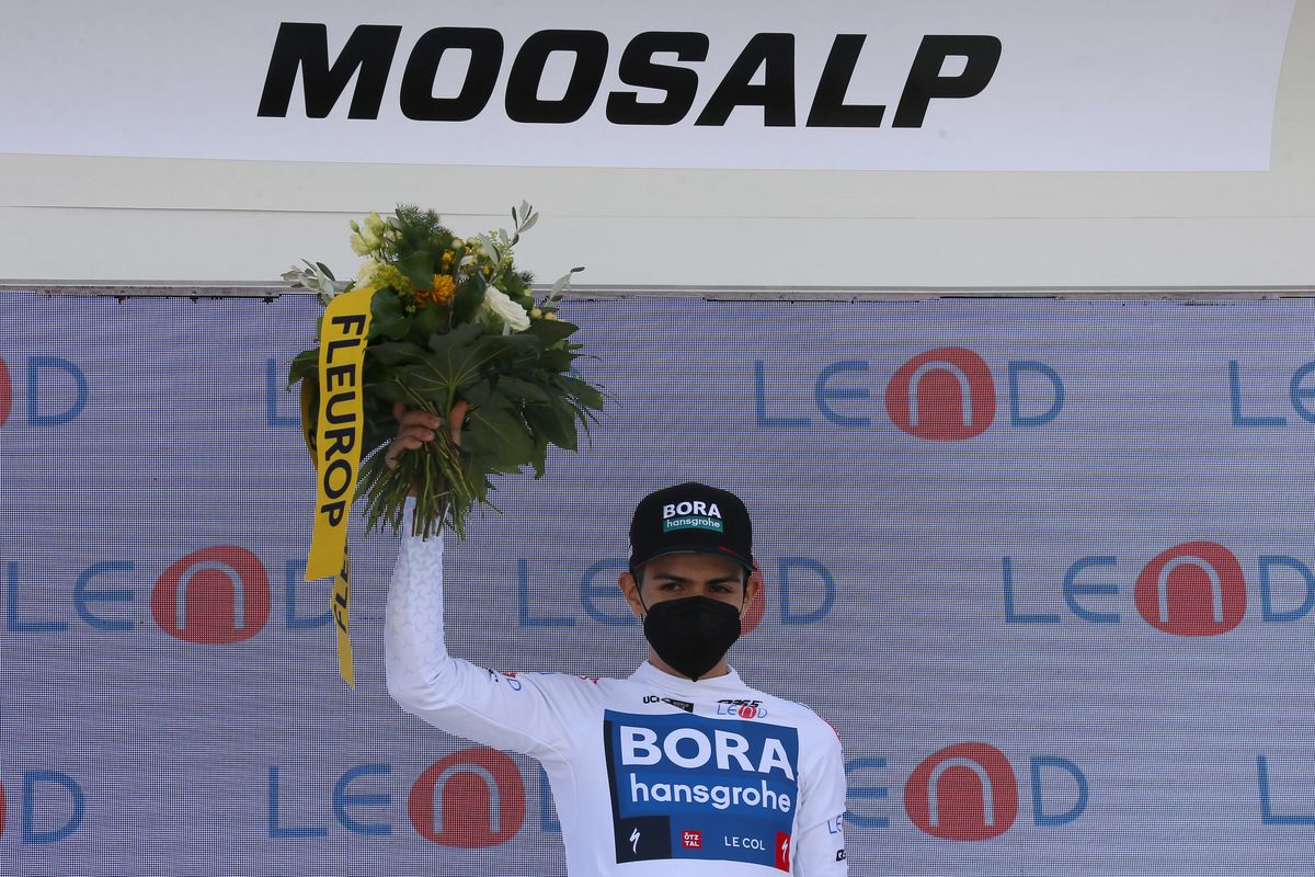Tour de Suisse 2022 - 85th Edition - 6th stage Locarno - Moosalp 177.5 km - 17/06/2022 - Sergio Higuita (COL - Bora - Hansgrohe) - photo Heinz Zwicky/SprintCyclingAgency&Acirc;&copy;2022